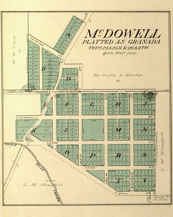 McDowell 1909 plat